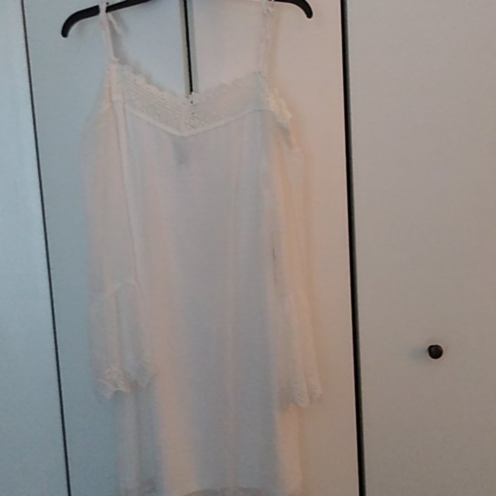 White Cold Shoulder Dress